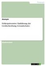 Anonym, Anonymous - Fehlerpräventive Einführung der Großschreibung (Grundschule)