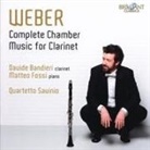 Carl Maria Von Weber - Weber:Complete Chamber Music Clarinet (Livre audio)