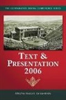 Stratos E. Constantinidis - Text & Presentation, 2006