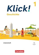 Andrea Richardy, Christine Fink, Christine Fink, Wolfgang Humann, Andrea Richardy, Wolfgang Humann - Klick! - Fächerübergreifendes Lehrwerk für Lernende mit Förderbedarf - Geschichte - Fachhefte für alle Bundesländer - Ausgabe ab 2024 - Band 1: 5./6. Schuljahr