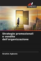 Ibrahim Agboola - Strategie promozionali e vendite dell'organizzazione