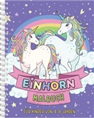 Topulo-Verlag, Topulo-Verlag - Einhorn-Malbuch für Kinder ab 4 Jahren