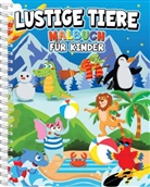 Topulo-Verlag - Lustige Tiere Malbuch