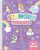 Topulo-Verlag, Topulo-Verlag - Einhorn-Malbuch für Kinder ab 3 Jahren