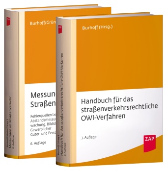 Detlef Burhoff, Hans-Peter Grün - Paket Handbuch für das straßenverkehrsrechtliche OWi-Verfahren und Messungen im Straßenverkehr