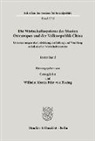 Wilhelm Moritz Frhr. von Bissing, Jahn, Georg Jahn, Moritz Frhr von Bissing, Wilhelm Moritz Frhr von Bissing - Die Wirtschaftssysteme der Staaten Osteuropas und der Volksrepublik China.