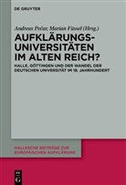 Füssel, Marian Füssel, Andreas Pe¿ar, Andreas Pecar - Aufklärungsuniversitäten im Alten Reich?