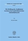 Martin Schuster - Die Stellung des Ausländers im deutschen und italienischen Aufenthaltsrecht.