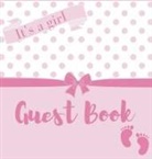 Lulu And Bell - It's a girl, baby shower guest book (Hardback)