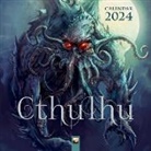 Flame Tree Publishing - Cthulhu Wall Calendar 2024 (Art Calendar)