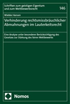 Wiebke Hansen - Verhinderung rechtsmissbräuchlicher Abmahnungen im Lauterkeitsrecht