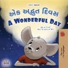 Kidkiddos Books, Sam Sagolski - A Wonderful Day (Gujarati English Bilingual Children's Book)