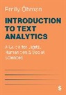 Emily Ohman, Emily Öhman - Introduction to Text Analytics