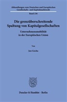 Jan Gocha - Die grenzüberschreitende Spaltung von Kapitalgesellschaften