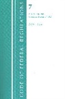 Office Of The Federal Register (U S, Office Of The Federal Register (U.S.) - Code of Federal Regulations, Title 07 Agriculture 900-999, Revised as of January 1, 2021