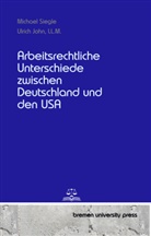 Ulrich John, Ulrich LL M John, Michael Siegle - Arbeitsrechtliche Unterschiede zwischen Deutschland und den USA