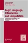 Ruy De Queiroz, George Metcalfe, Thomas Studer - Logic, Language, Information, and Computation