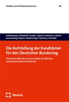 Pia Berkhoff, Malt Cordes, Malte Cordes, Oscar W. Gabriel, Daniel Hellmann, Benjamin Höhne... - Die Aufstellung der Kandidaten für den Deutschen Bundestag
