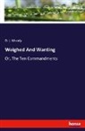D. L. Moody - Weighed And Wanting