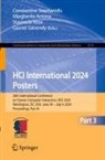 Margherita Antona, Stavroula Ntoa, Stavroula Ntoa et al, Gavriel Salvendy, Constantine Stephanidis - HCI International 2024 Posters
