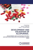Vennila J Pragathi Bn, P. Sudha Rani, P.Sudha Rani, Kavya T T. Srinivasa Reddy, Kavya T T.Srinivasa Reddy - DEVELOPMENT AND VALIDATION OF ALLOPURINOL