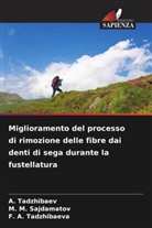 M. M. Sajdamatov, A. Tadzhibaev, F. A. Tadzhibaeva - Miglioramento del processo di rimozione delle fibre dai denti di sega durante la fustellatura