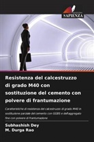 Subhashish Dey, M. Durga Rao - Resistenza del calcestruzzo di grado M40 con sostituzione del cemento con polvere di frantumazione