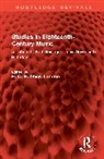 H. C. Robbins Landon - Studies in Eighteenth-Century Music