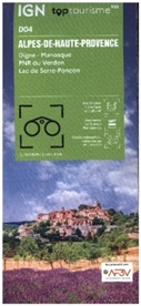 TOP100 -D04-, XXX - ALPES DE HAUTE PROVENCE 1:100 000