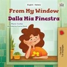 Kidkiddos Books, Rayne Coshav - From My Window (English Italian Bilingual Kids Book)