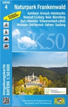 Landesamt für Digitalisierung Breitband un, Breitband und Vermessung Landesamt für Digitalisierung - UK50-4 Naturpark Frankenwald (Umgebungskarte 1:50000)