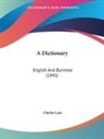 Charles Lane - A Dictionary