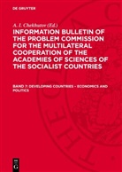 A. I. Chekhutov - Information Bulletin of the Problem Commission for the Multilateral Cooperation of the Academies of Sciences of the Socialist Countries - 7: Developing Countries - Economics and Politics