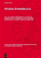 F. L. Cross, Degruyter - Studia Evangelica - Vol. III/2: Papers presented to the Second International Congress on New Testament Studies held at Christ Church, Oxford, 1961