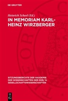 Heinrich Scheel - In memoriam Karl-Heinz Wirzberger