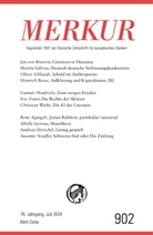 Christian Demand, Ekkehard Knörer - MERKUR 7/2024, Jg.78