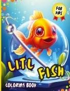 Peter - Litl Fish Coloring Book For Kids