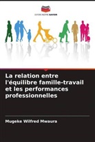 Mugeke Wilfred Mwaura - La relation entre l'équilibre famille-travail et les performances professionnelles
