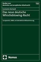Constantin Eberhardt - Das neue deutsche Whistleblowing-Recht