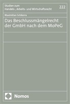Maximilian Schikorra - Das Beschlussmängelrecht der GmbH nach dem MoPeG