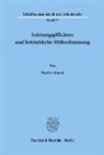 Martin Starck - Leistungspflichten und betriebliche Mitbestimmung.
