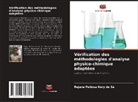 Rejane Feitosa Nery de Sá - Vérification des méthodologies d'analyse physico-chimique adaptées