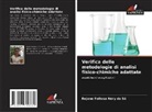 Rejane Feitosa Nery de Sá - Verifica delle metodologie di analisi fisico-chimiche adattate