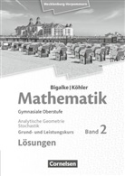 Anton (Dr.) Bigalke, Norbert (Dr.) Köhler, Ledworu, Anton Bigalke, Anton Bigalke (Dr.), Norbert Köhler... - Bigalke/Köhler: Mathematik - Mecklenburg-Vorpommern - Ausgabe 2019 - Band 2 - Grund- und Leistungskurs Analytische Geometrie und Stochastik - Lösungen zum Schülerbuch