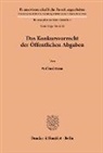 Wilfried Dann - Das Konkursvorrecht der Öffentlichen Abgaben.