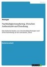 Anonymous - Nachhaltigkeitsmarketing. Zwischen Authentizität und Täuschung