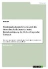 Anonymous - Fördermaßnahmen beim Erwerb des deutschen Artikelsystems unter Berücksichtigung der Herkunftssprache Türkisch