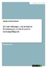 Sophie-Kristin Männel - Die Auswirkungen von primären Hirntumoren auf die kognitive Leistungsfähigkeit