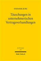Stefanie Jung - Täuschungen in unternehmerischen Vertragsverhandlungen