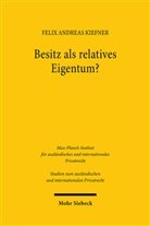 Felix Andreas Kiefner - Besitz als relatives Eigentum?